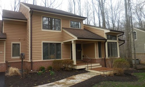 Tan Exterior & White Trim