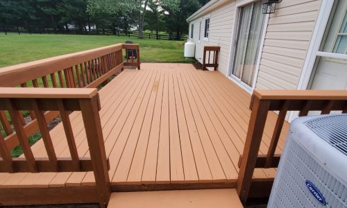 After Photo - Painted Deck