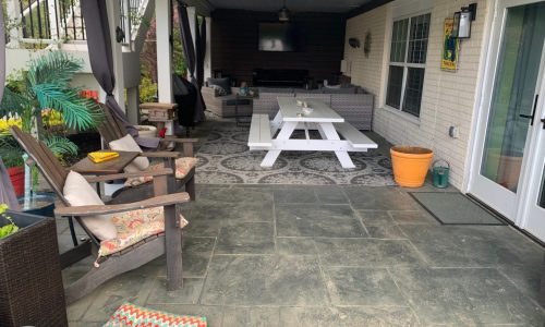 Back Porch Area Before