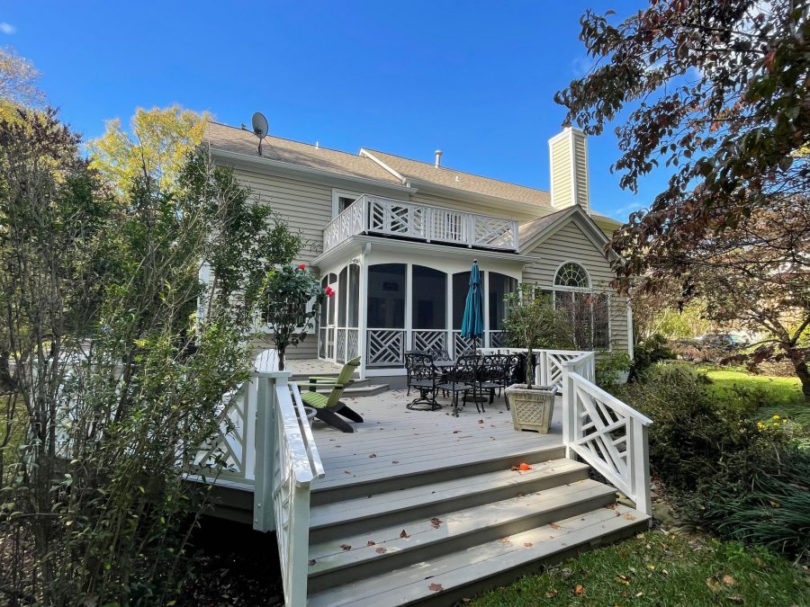 Repaint of the deck of a porch with Cliffside Gray Preview Image 3