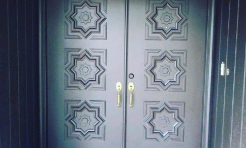 Repainted Beautifully Crafted Double Doors