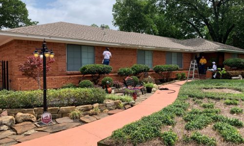 Trim Painting for a Better Looking Brick