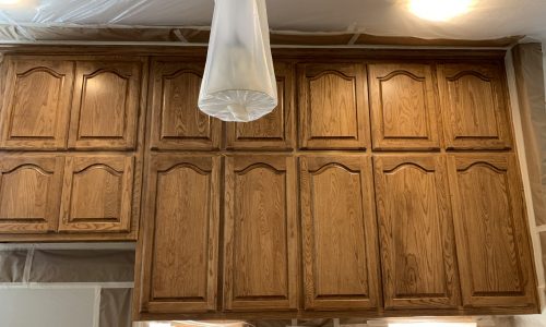 Kitchen Cabinets Before Painting