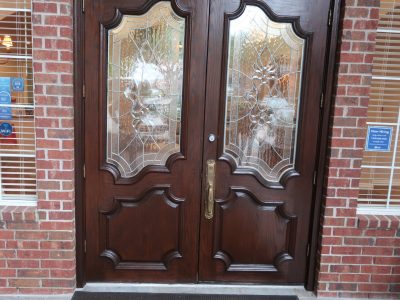 Stained Front Doors