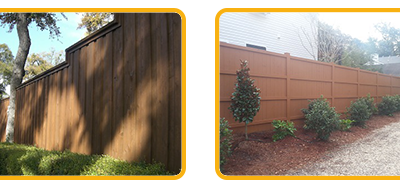 Fence Staining by CertaPro house painters in Richardson, TX