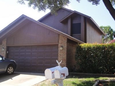 Exterior painting by CertaPro house painters in North Garland, TX