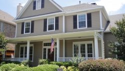 Exterior painting by CertaPro house painters in Dallas, TX