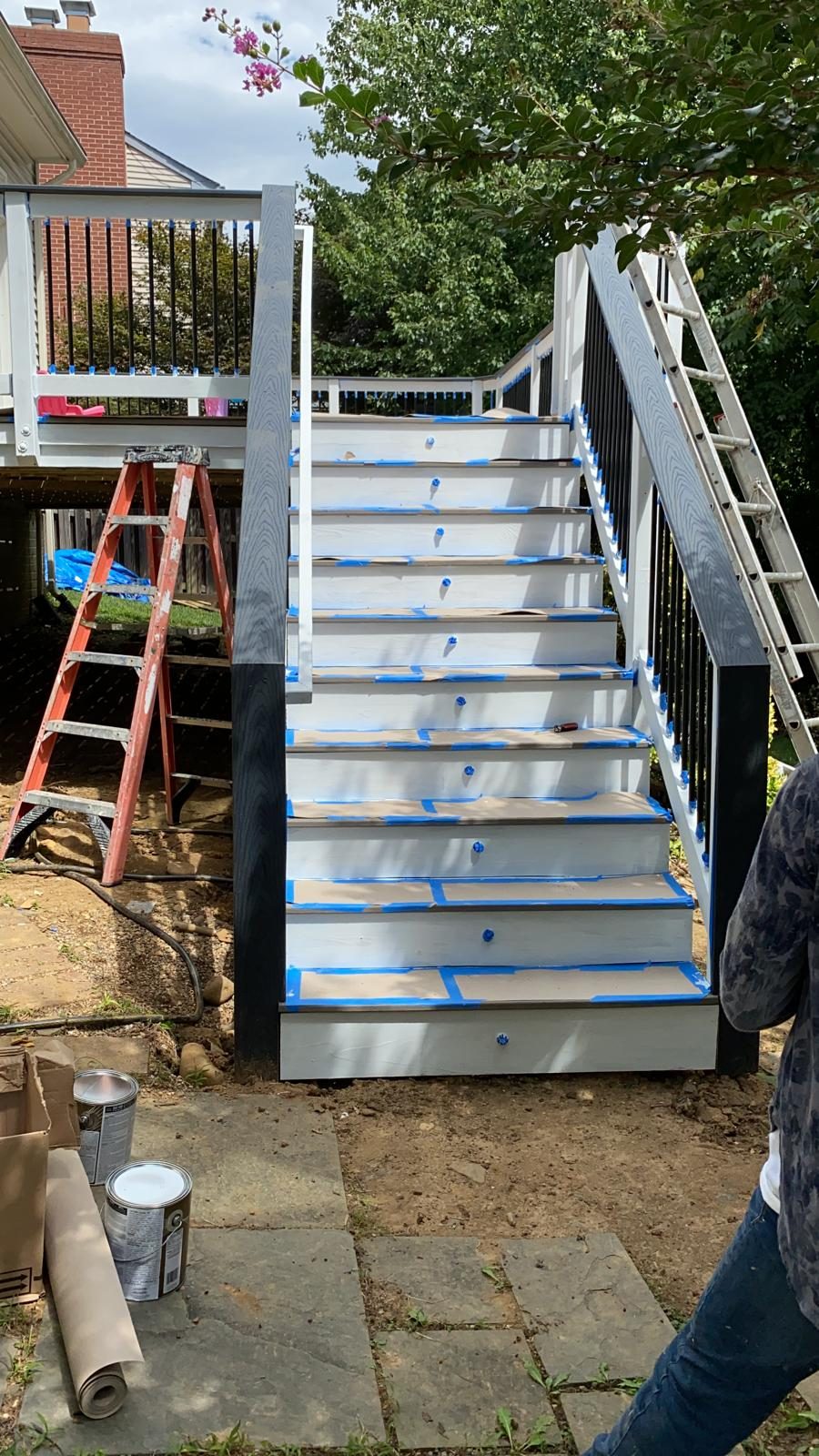 white stairs Preview Image 1