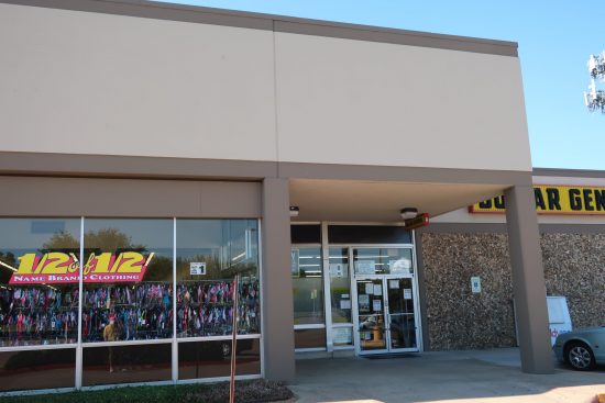 half of half refinished storefront