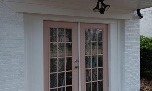 Trim and Brick Siding (After)