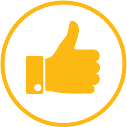 thumbs up approval icon