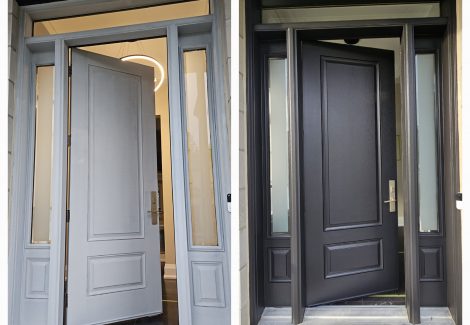 Front Door Staining and Painting