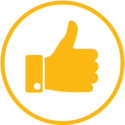 thumbs up approval icon