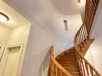 residential interior painting stairs