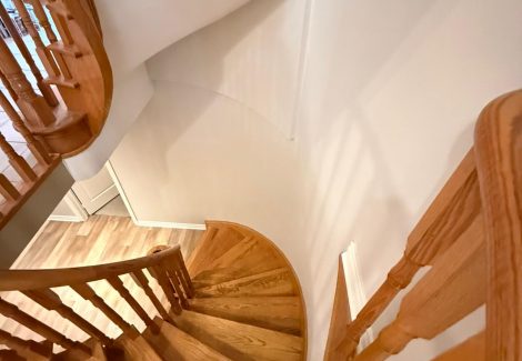 residential interior painting staircase