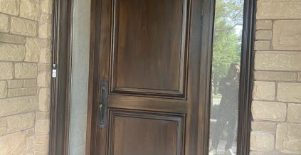 Front Door Staining