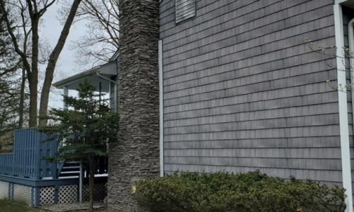 Side of House Before