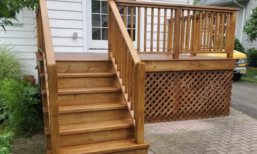 Deck Staining Project
