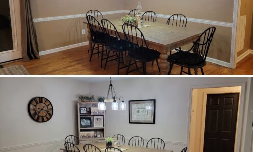 Dining Room Before & After