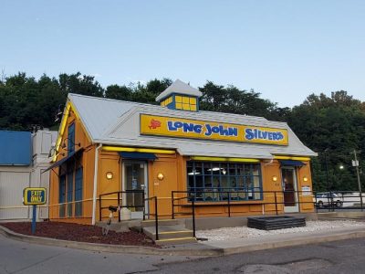 photo of repainted long john silver's in roanoke va