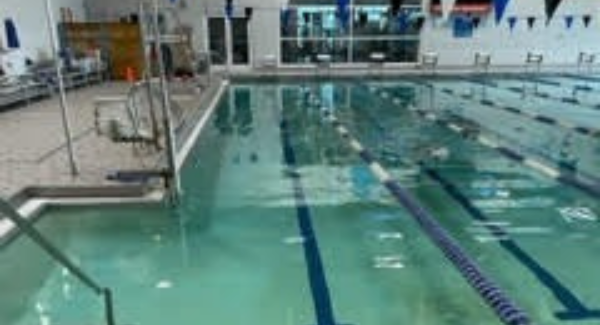 Community Building Pool Ceiling Painting