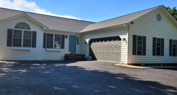 Front view of after exterior home painting