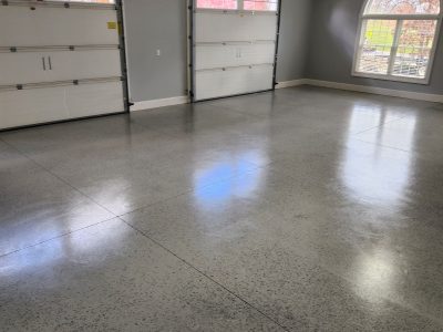 epoxy garage floor after coating