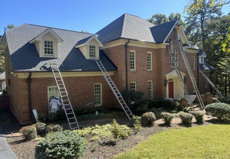 front exterior after painting