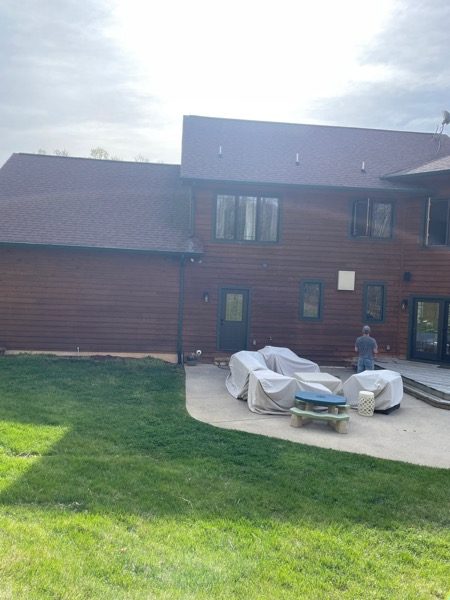 back of residential home exterior before photo Preview Image 8