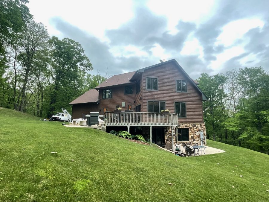 back of residential home exterior after painting Preview Image 2