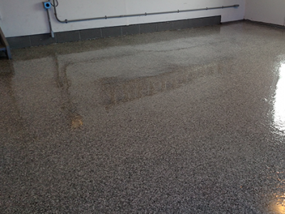 Garage floor epoxy coating service by CertaPro Painters of Rochester Southeast, NY