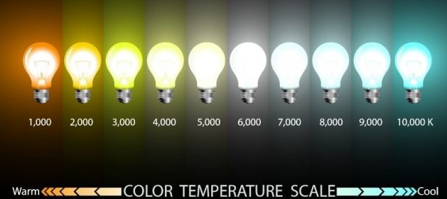 Different temperature of lights effects paint undertones