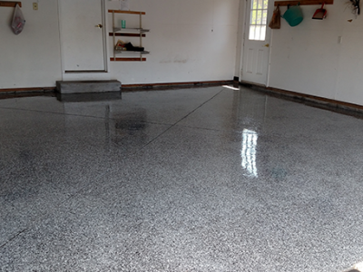 Garage floor epoxy coating service by CertaPro Painters of Rochester Southeast, NY