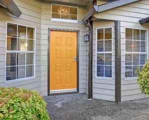 painted front door