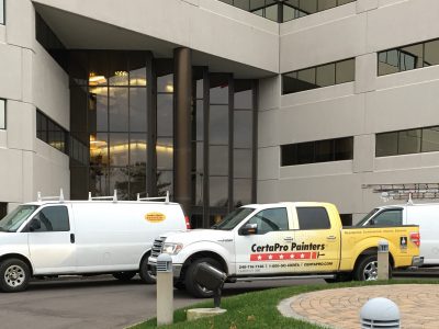 Commercial Office/Retail painting by CertaPro painters in Troy, MI