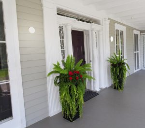 painting the floor on your front porch