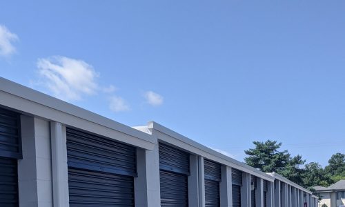 exterior painting commercial storage unit