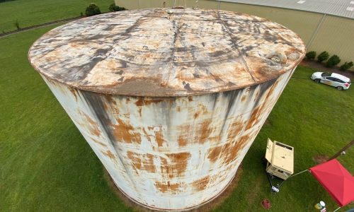 30' Rusted Reservoir Top