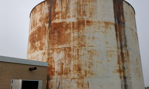 50 Year Old Rusted Water Tank