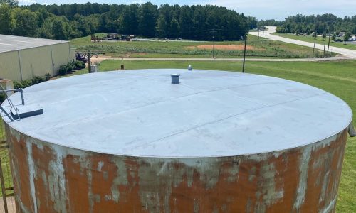 Painting The Top Of This 50 Year Old Water Tank