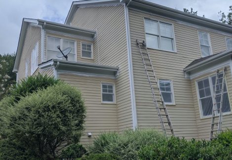 Before Tega Cay Exterior House Painting 2