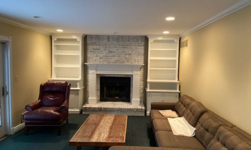 Brick Fireplace Painting