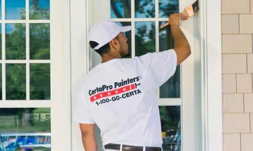 Exterior house painting services.
