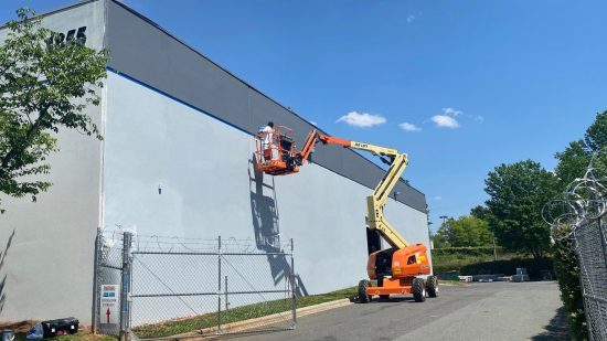 Commercial Building Repaint - Process
