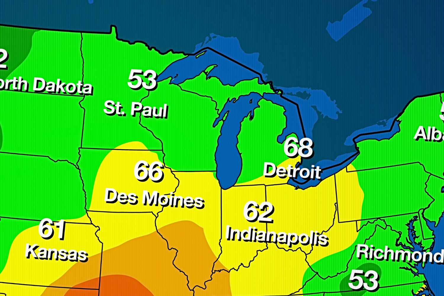 Fall regional weather image