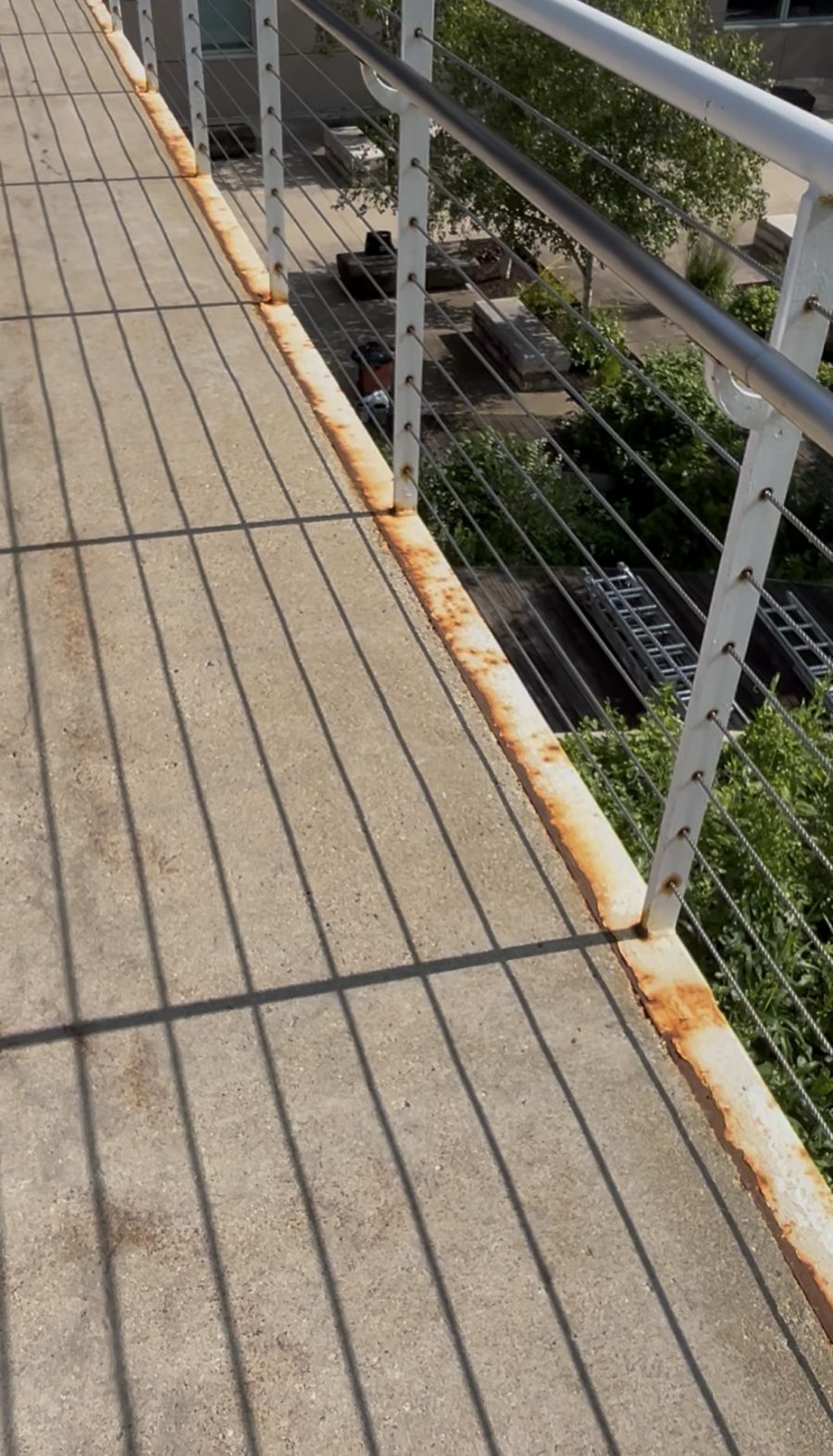 rusted metal edge of footbridge Preview Image 2