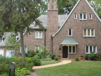 exterior trim painting project