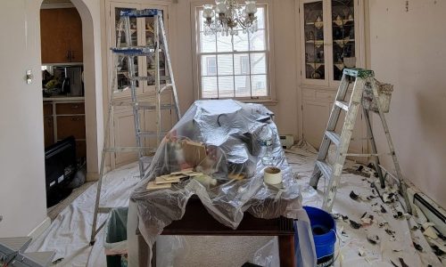 Wallpaper Removal Case Study During Photo