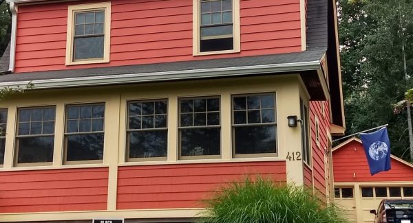 Red Exterior Painting in Nyack, NY