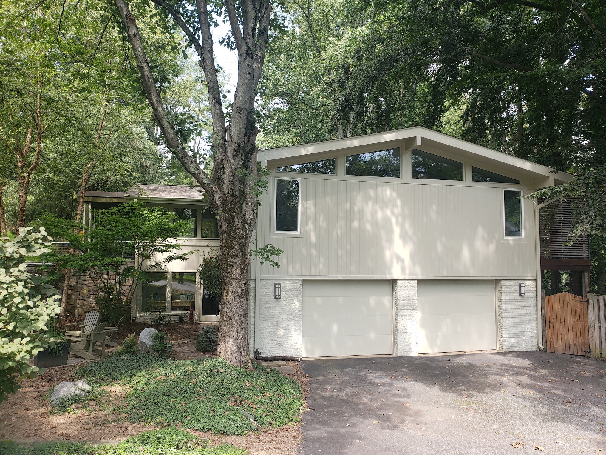 tan home exterior